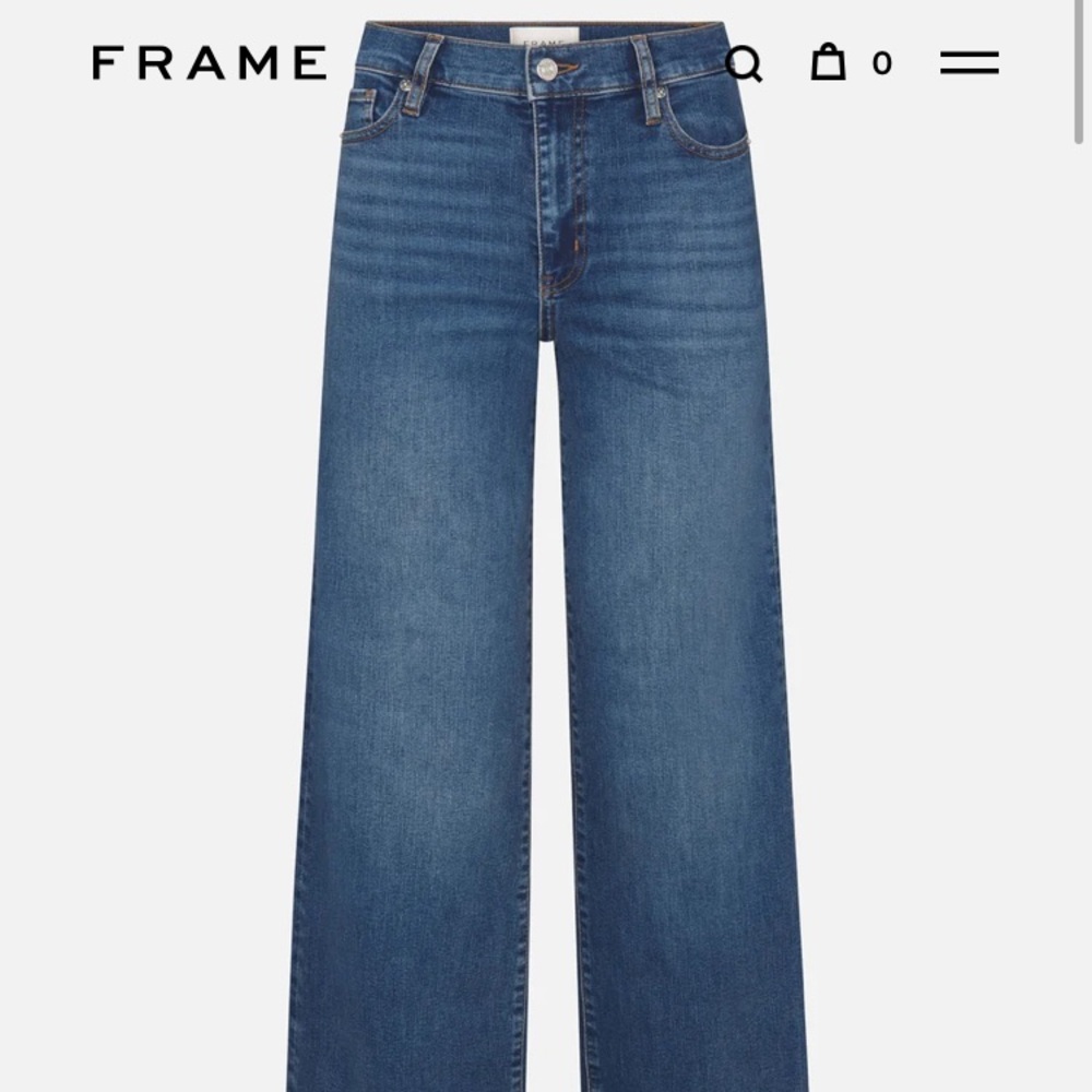 FRAME Le Slim Palazzo Denim. Size 31